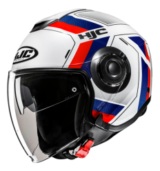 Casco Hjc I40N Velu Blanco Rojo Azul |17162106|