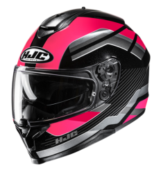 Casco Hjc C70N Belis Negro Gris Rosa |18470806|