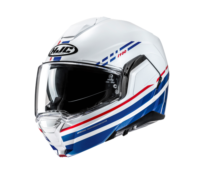 Casco Hjc I100 Sysma Blanco Azul |18872106|