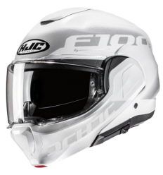 Casco Hjc F100 Hetal Blanco Gris |18931006|