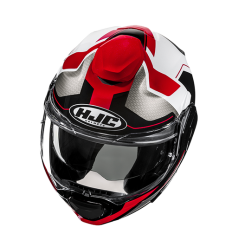 Casco Hjc F100 Bios Blanco Rojo Negro |18940106|