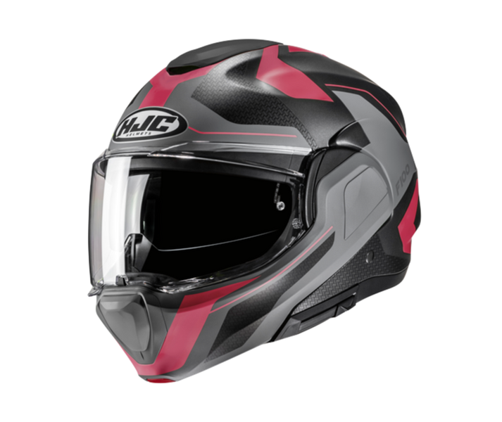 Casco Hjc F100 Bios Negro Gris Rosa |18947806|