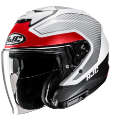 Casco Hjc I31 Tevis Negro Blanco Rojo |19287106|