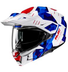 Casco Hjc I80 Roki Blanco Rojo Azul |19782106|