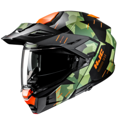 Casco Hjc I80 Roki Negro Verde Naranja |19784706|