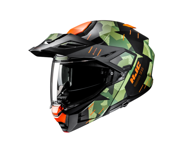 Casco Hjc I80 Roki Negro Verde Naranja |19784706|