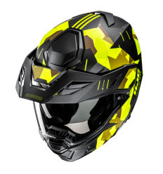 Casco Hjc I80 Roki Negro Amarillo Fluor |19787306|