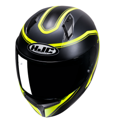 Casco Hjc C10 Elie Negro Amarillo Fluor |10067304|