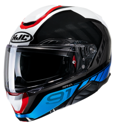 Casco Hjc Rpha91 Rafino Negro Blanco Azul |14752105|