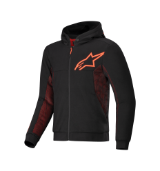 Sudadera Alpinestars Chrome Air Sport Negro Rojo Fluor |4200425-1030|