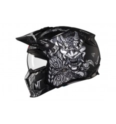 Casco Mt Streetfighter Sv S Hellish B2 Negro Gris Mate |1327B02122|