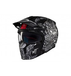 Casco Mt Streetfighter Sv S Hellish B2 Negro Gris Mate |1327B02122|