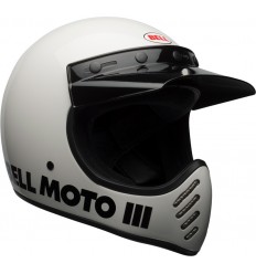 Casco Bell Moto 3 Classic Blanco Brillo XL