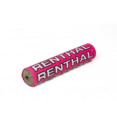 Almohadilla De Manillar Renthal Vintage Sx (10in) Rosa Blanco |P356|