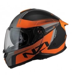 Casco Nzi Combi 3 Duo Daily Negro Antracita Naranja Mate