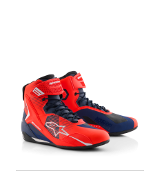 Zapatillas Alpinestars Mm93 Faster-4 Rojo Fluor Azul |2510925-3138|