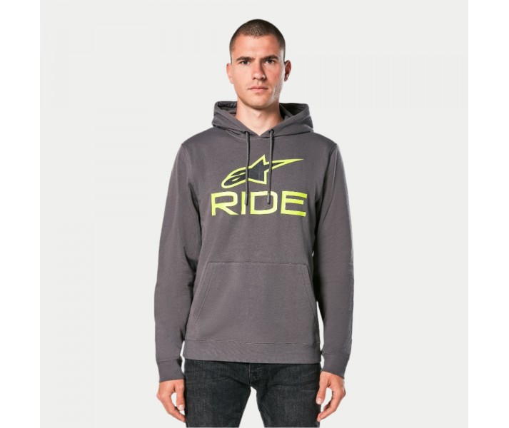 Sudadera Alpinestars Ride V3 Carbón Lima Negro |1244-52060-1845|